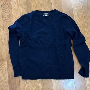 J. Crew Women’s Dark Blue Crewneck Sweater